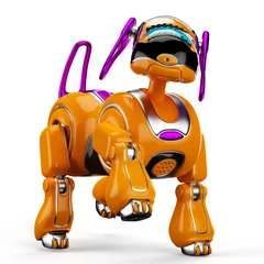 Papier Peint photo autocollant Robots chien cyborg