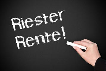 Riester Rente oder Riesterrente