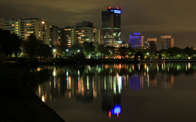 Offenbach am Main bei Nacht