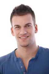 Obraz premium Portrait of young man smiling