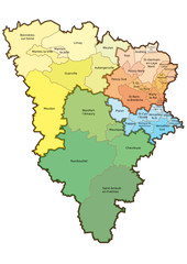 Département des Yvelines - les cantons