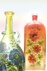 Retro Vase with painting
