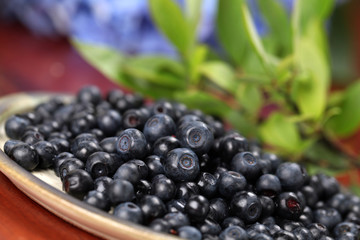 Wild blueberries