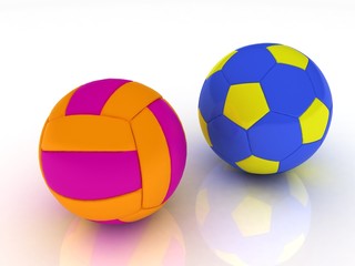Children's colored balls