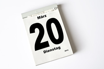 20. M&auml;rz 2012