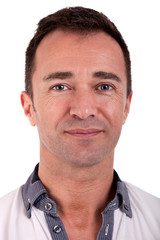 Obraz premium Portrait of a handsome middle-age man