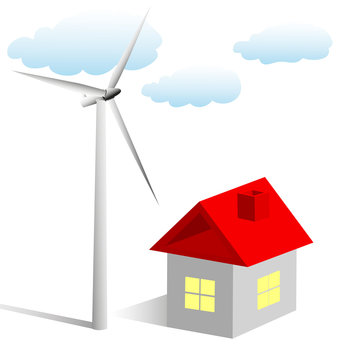 A wind turbine for the home