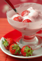 Strawberry mousse - Mousse di fragola