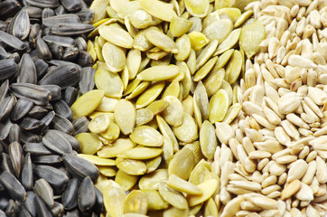 sunflower and pumpkin seeds