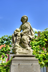 Fototapeta na wymiar Statue de Bruges