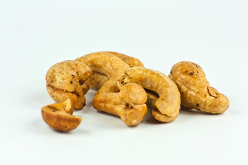 Cashew nut fried with salt