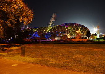 Naklejka premium stadium at night