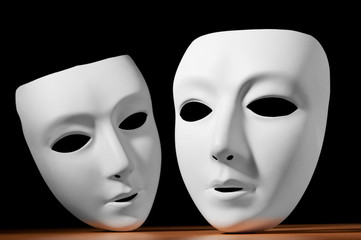 Masks with theatre concept