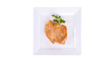 Chop breaded