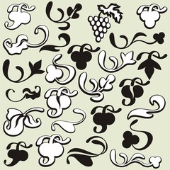 Fototapeta premium Exquisite Ornamental Design Elements