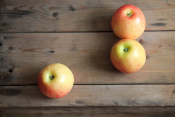 Three apples
