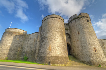 Fototapeta na wymiar Zamek króla Jana w Limerick