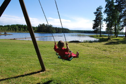 Schauckeln am See