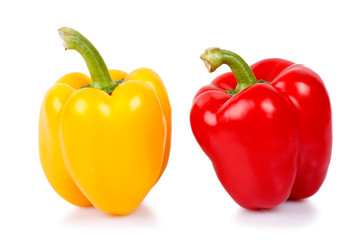 Peperone giallo e rosso
