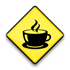 Coffee cup sign