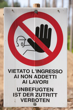Betreten Verboten
