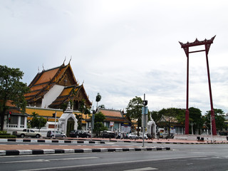 Giant Swing at Sutat Temple in Bangkok, Thailand