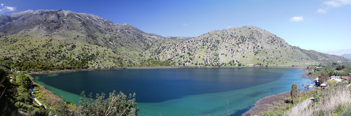 Lafo Kournas (panorama).Creta.