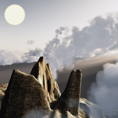 Volcanic eruption © satori