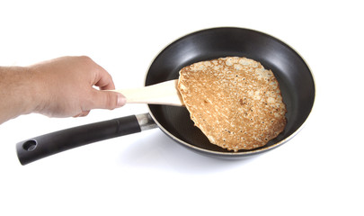 Making pancakes