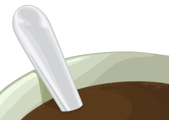 Spoon in a coffee