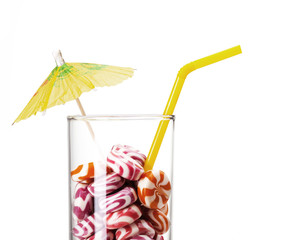 Caramel sweet cocktail