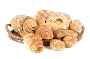 Bakery foodstuffs set
