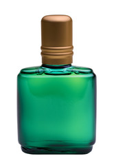 isolated cologne bottle