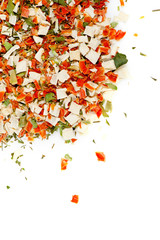 Dry spices background