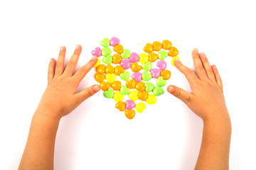 Valentine's Day Heart Candy