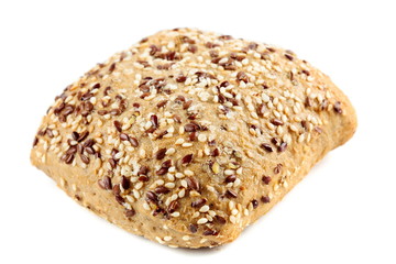 Rye bread with flax seeds