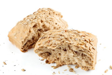 Whole grain bread with sunflower seeds