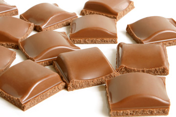 Chocolate pieces