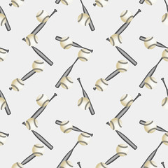baseball seamless pattern