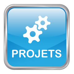 Bouton Web "PROJETS" (gestion équipe produits services clients)