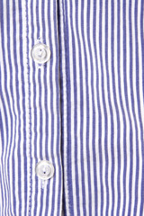 white and blue striped shirt