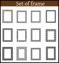 vector frame illustration