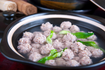 food in china--pig meat ball