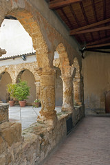 Obraz premium Ancient cloister of San Nicola in Agrigento