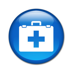 Boton brillante botiquin