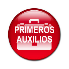 Boton brillante PRIMEROS AUXILIOS