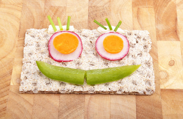 concept image for vegetarian and diet food