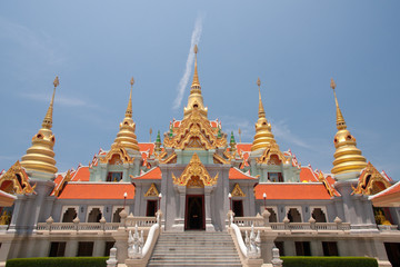 Temple and pagoda, Thailand