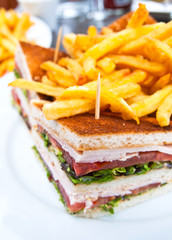 Sandwich with chicken