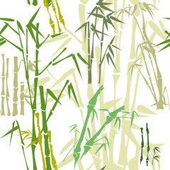 pattern with bamboo
